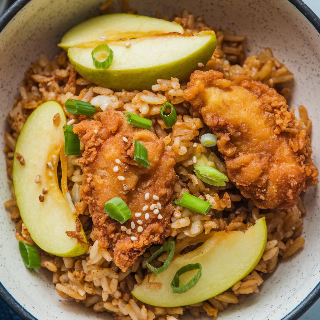 Delicious fried rice with added vegetables, herbs, and proteins to enhance flavor.