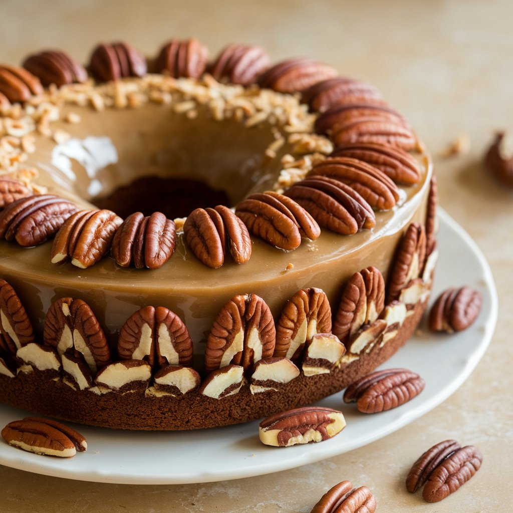 A perfectly moist pound cake with a golden-brown crust on a white plate, highlighting the soft texture and rich buttery flavor.