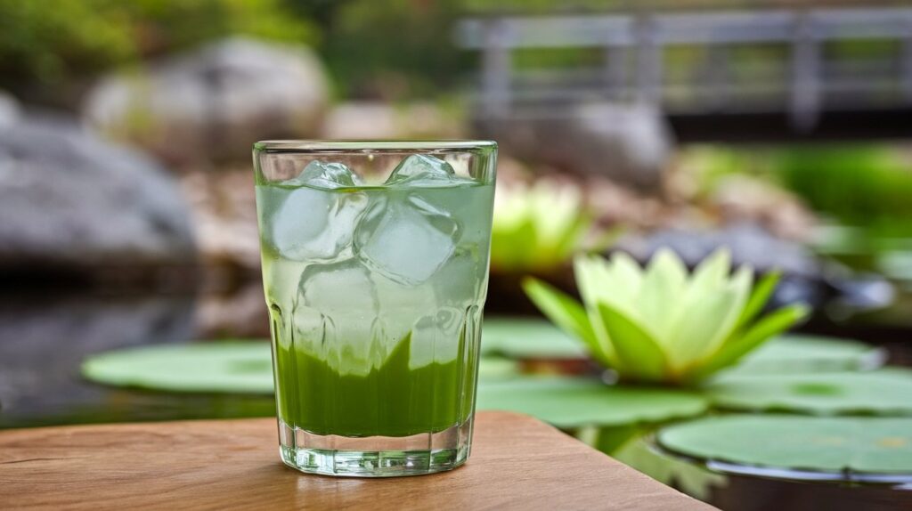 Lotus plant and beverages highlighting the health benefits and uses of Lotus in drinks